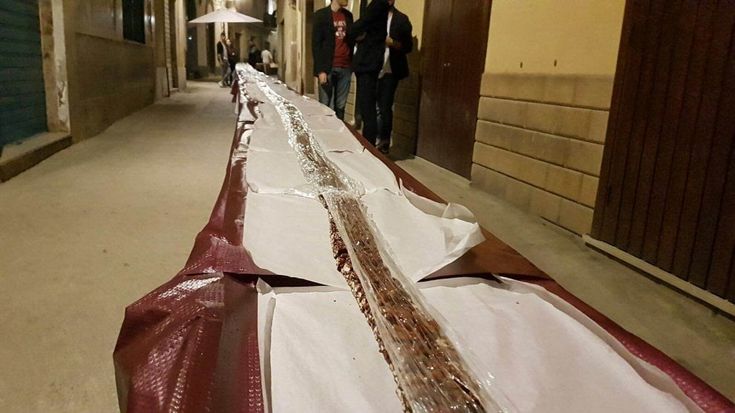 A Mazara una cubbaita da record lunga 789 metri
