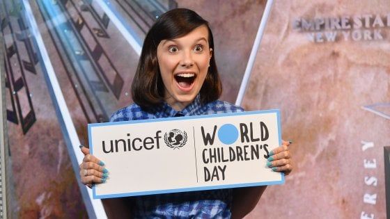 Millie Bobby Brown è la più giovane ambasciatrice Unicef
