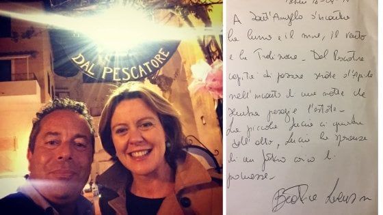 Ischia, la vacanza della ministra Lorenzin:  "Qui si incontra luna, mare, vento e tradizione"