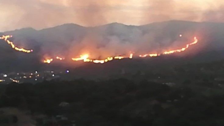 Incendio a Tivoli, distrutta la riserva naturale: i vigili portano l'acqua intorno ai palazzi, 100 evacuati. "Danno incalcolabile". Stato di calamità"