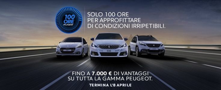 100 Ore Peugeot, caccia all'affare. Inizia la battaglia delle promozioni