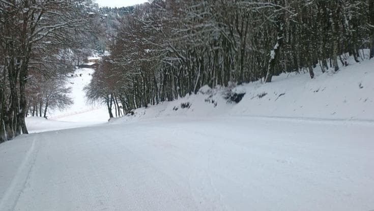 Piano Battaglia, torna la neve e riaprono gli impianti
