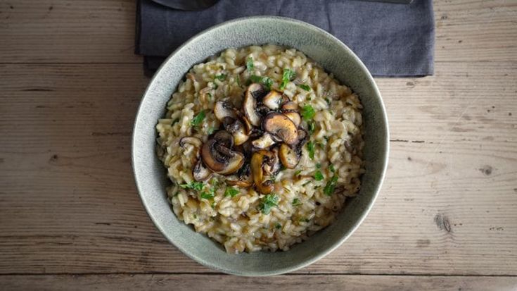 Autumn risotto, a timeless Italian classic
