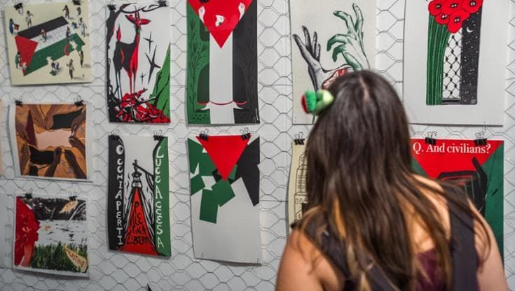 Comicon, artisti in campo a sostegno della Palestina