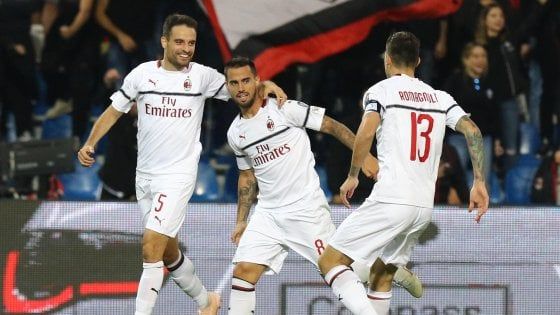 Sassuolo-Milan 1-4: si sblocca Suso, Gattuso può respirare