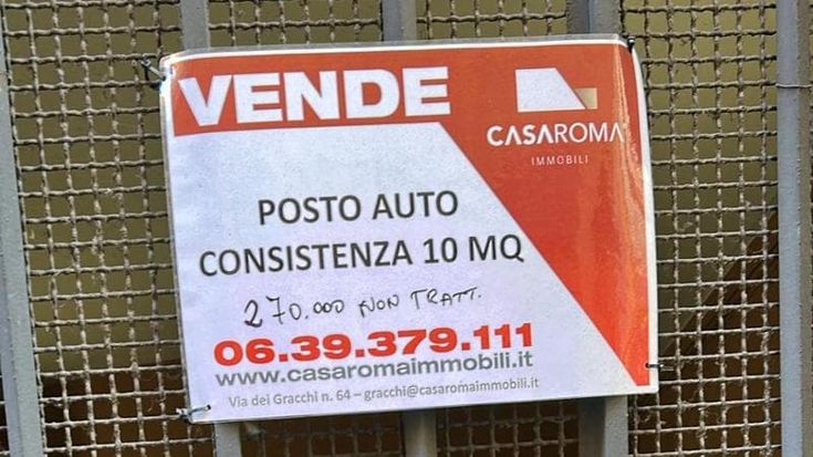 Nuovo posto auto da record: in via in Arcione 270mila euro “non trattabili” per 10 metri quadri