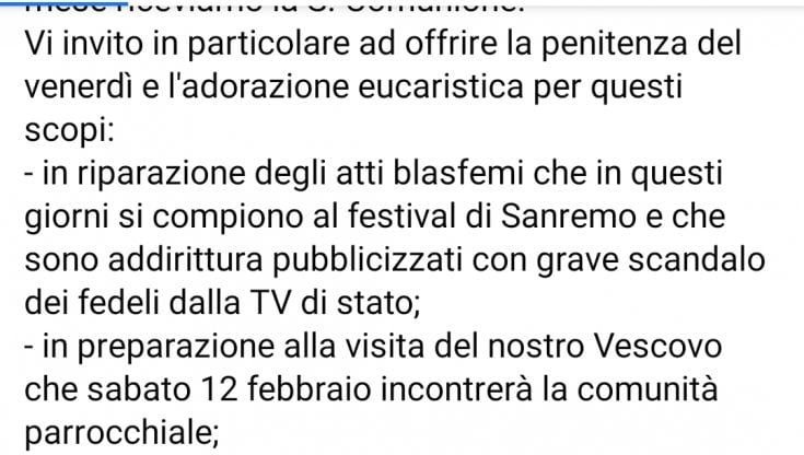 Sanremo, Achille Lauro divide i preti siciliani: “Blasfemo: pregate”, "Macchè, solo un artista"