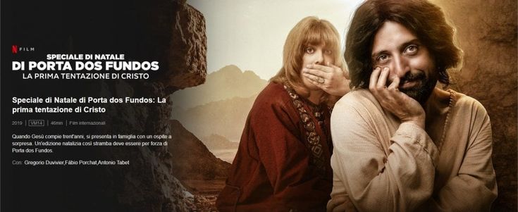 Netflix nella bufera per Gesù gay in 'La prima tentazione di Cristo'. 'Avvenire': "Irride il Vangelo"