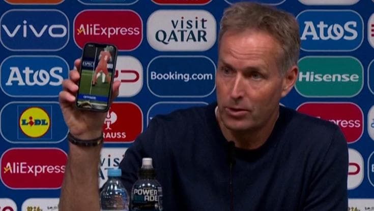 Euro 2024: Var sotto accusa, il ct della Danimarca: "Non si può annullare un gol per un centimetro"