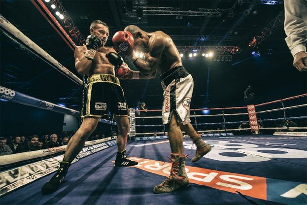 Il fotografo e il campione del ring