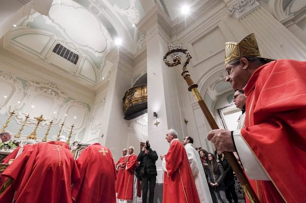 Festa e cerimonia per la riapertura di San Carlo alle Mortelle