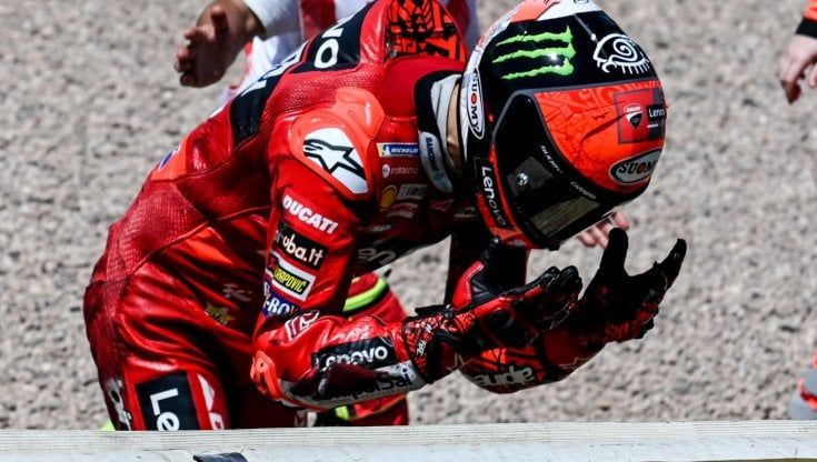 La caduta di Bagnaia: "Sembrava di stare sul brecciolino..."