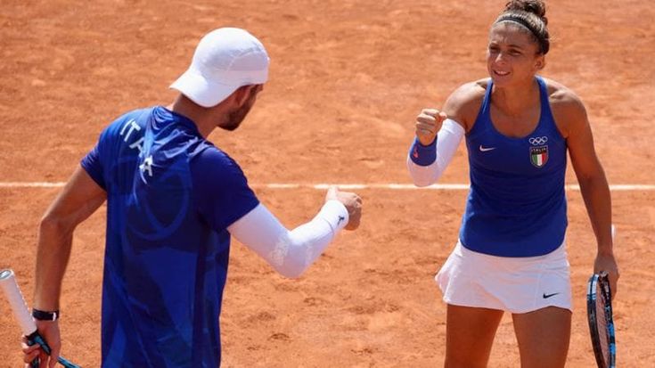 Vavassori fuori con Errani nel doppio misto di tennis: “Non c’è cultura della sconfitta, se non vinci non sei un fallito”