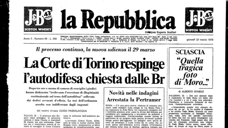 Sciascia: “Quella tragica foto di Moro...” 