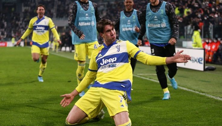 Juventus-Sassuolo 2-1: Vlahovic trova la deviazione che porta i bianconeri in semifinale di Coppa Italia