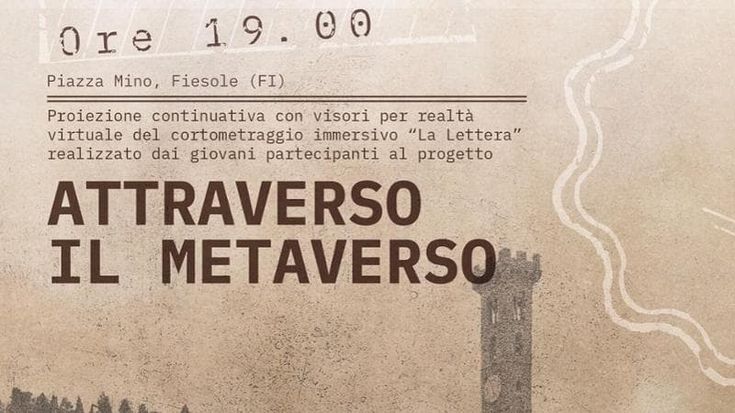 Fiesole, in piazza Mino il cortometraggio scritto da cinque ragazzi