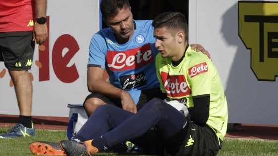 Napoli, infortunio a Dimaro: frattura per Meret