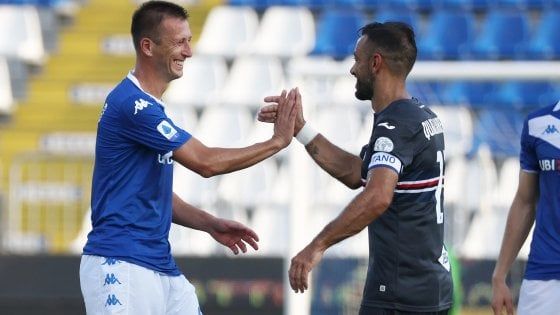 Brescia-Sampdoria 1-1, i lombardi salutano la A con un pareggio
