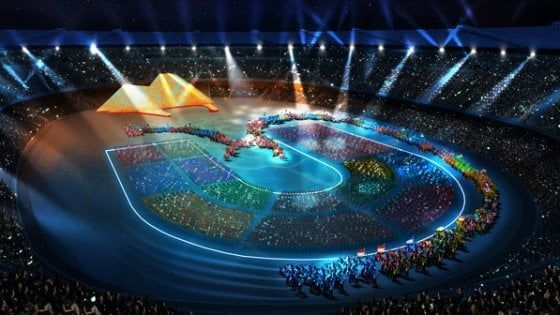 Napoli, proiezioni spettacolari e musica per la cerimonia d'apertura dell'Universiade