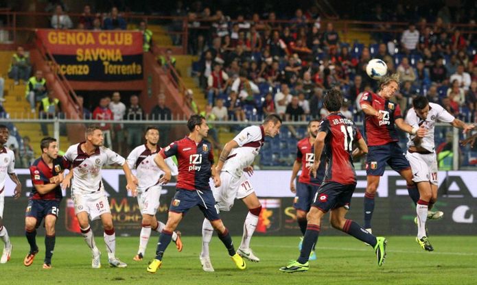Genoa - Livorno, la fotopartita