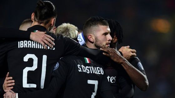 Il Milan vince anche a Brescia, ancora decisivo Rebic