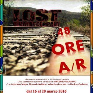 Roma, al Teatro L'Aura arriva "48 ore, andata e ritorno"