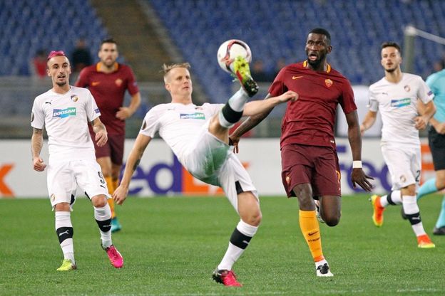 Roma-Viktoria Plzen, il film della partita