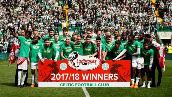 Celtic campione di Scozia, 5-0 ai Rangers nell'Old Firm