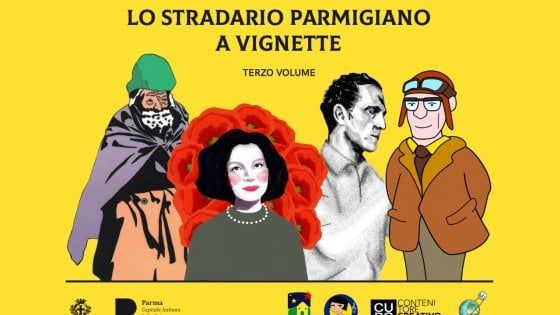 Lo stradario parmigiano a vignette: ecco il terzo volume 