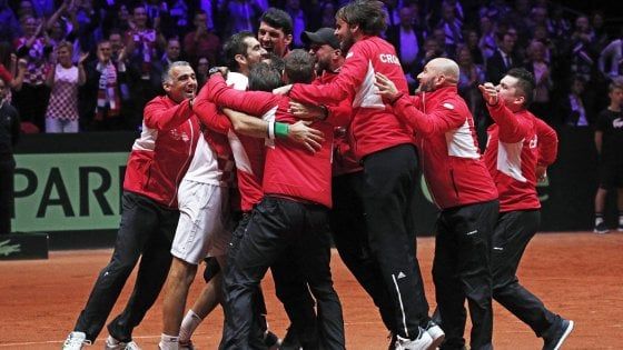 Tennis, coppa Davis: Cilic doma Pouille, trionfo Croazia e Francia ko