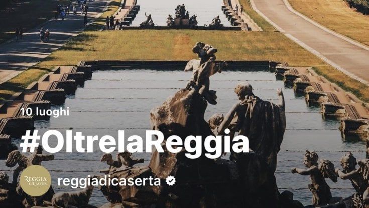 Le guide della Reggia di Caserta su Instagram, per promuovere il territorio