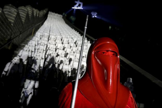 La Grande Muraglia è stellare: invasa dall'esercito di Star Wars