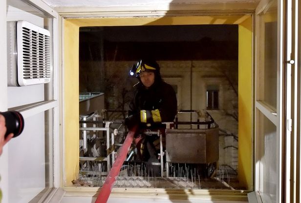 Teatro Regio, guardaroba in fumo ma è solo esercitazione - Foto