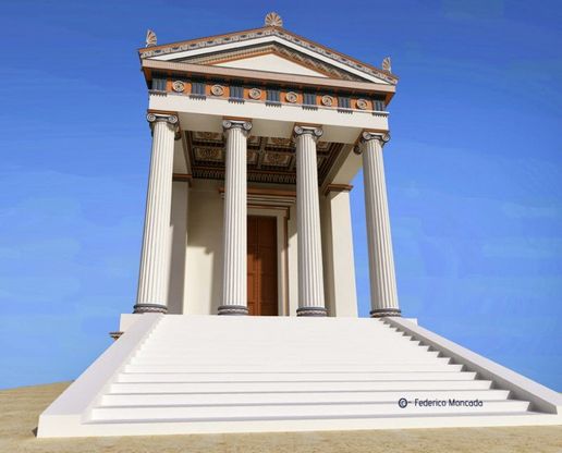 Agrigento, ecco com'era il tempietto di Falaride