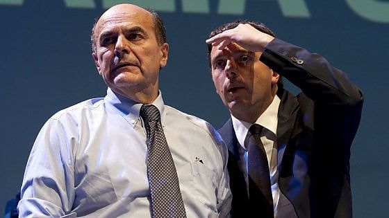 Pd, Bersani: "Penso ad Ulivo 4.0 non ad un revival". Renzi: "Scissione non la capirebbe nessuno"