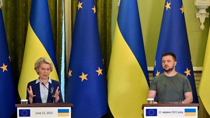 Von der Leyen a Kiev: "L'Ucraina è sul binario giusto" per l'ingresso nell'Ue