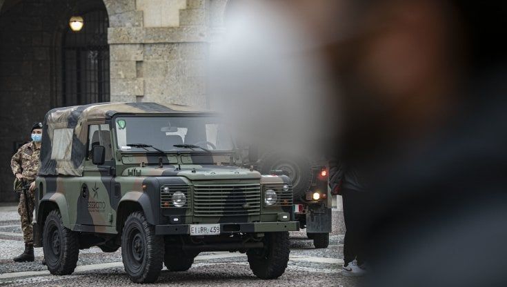 Covid: anche i militari presidiano le zone rosse nel Casertano