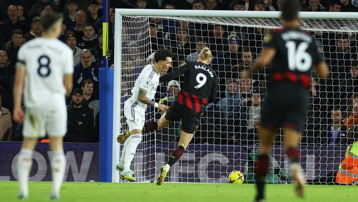 Premier, Haaland è una sentenza: il Manchester City vince 3-1 a Leeds