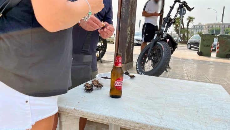 Bari, sul molo di Nderr la lanz tornano i pescivendoli abusivi: i frutti di mare lavati nell'acqua del porto