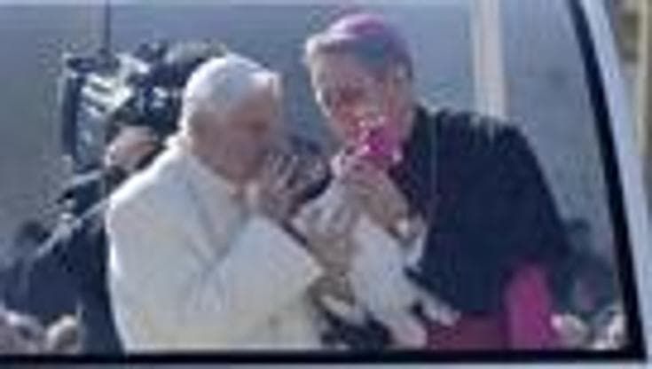 L'addio del Papa: 