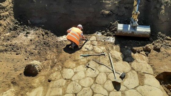 Roma, spuntano resti del I-II secolo a.C. dagli scavi sulla Tiburtina