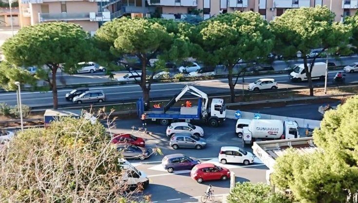 Manutenzione del canale Mortillaro, disagi alla circonvallazione