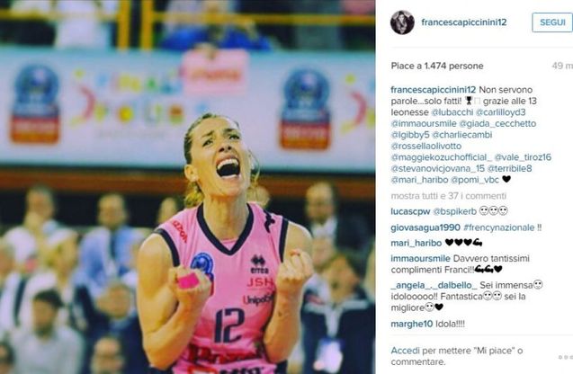 Volley, la festa delle campionesse di Casalmaggiore è su Instagram