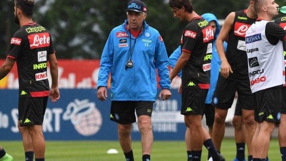 Dimaro, Ancelotti e il Napoli si allenano e i tifosi sognano Cavani o Benzema