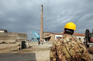 Emilia, nono giorno di scosse<br />Le prime nozze dopo il sisma