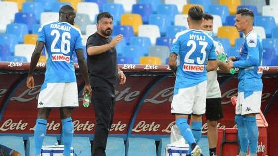 Napoli, Gattuso ci crede: "Continuità per andare a giocarcela a Bergamo"