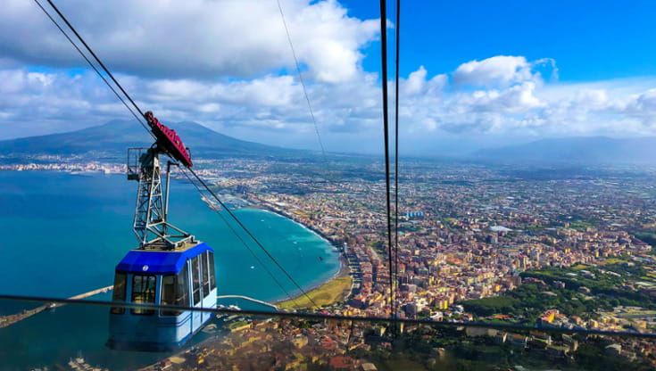 Funivia del Faito: riaperta il 10 aprile, nel 2024 114mila viaggiatori