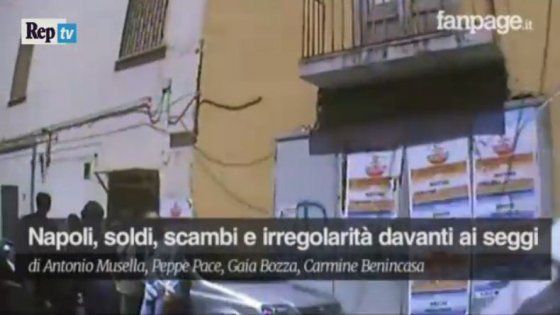La procura di Napoli apre un'indagine dopo la diffusione del  video su scambi di soldi, certificati elettorali e cellulari davanti ai seggi