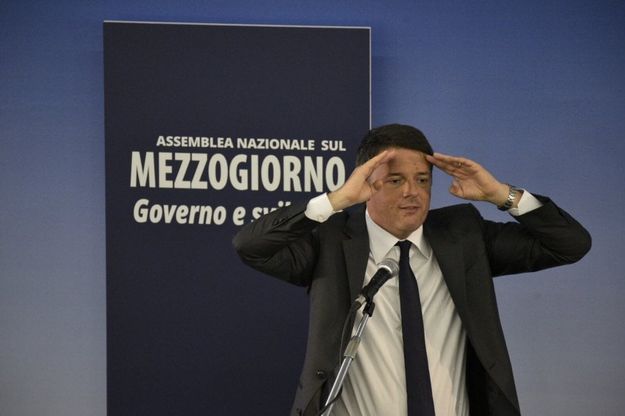 Renzi a Napoli per l'assemblea del Mezzogiorno