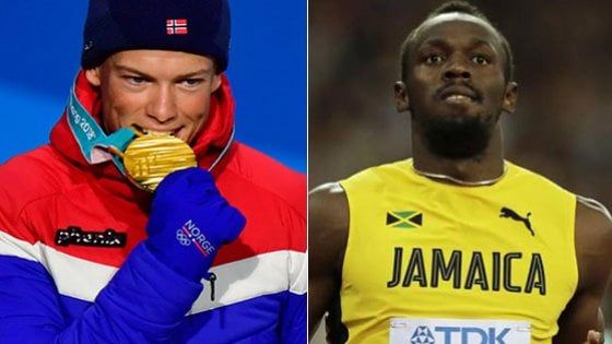 PyeongChang 2018, Klaebo sfida Usain Bolt: "Vediamo chi è il più veloce nei 100 metri"